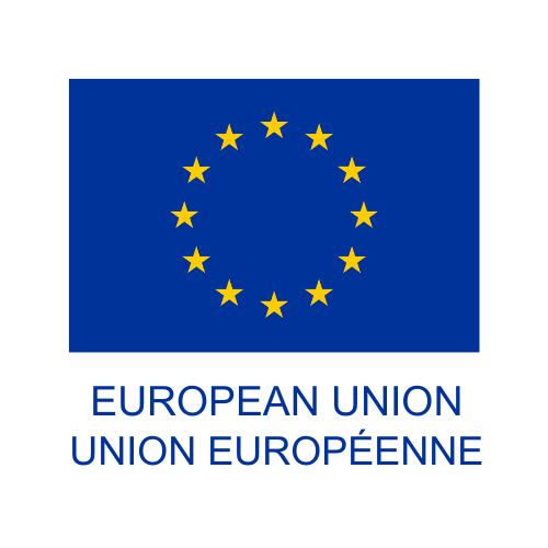 EU Flag Bilingual With Text